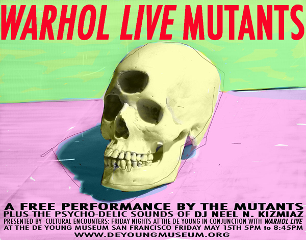 mutants warhol live at San Francisco De Young Museum